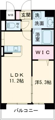 ブランシェ駅南の間取り画像