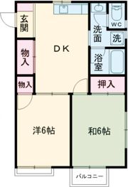 パークサイドハイツの間取り画像