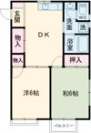 パークサイドハイツの間取り画像