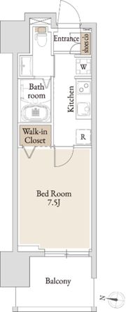 BLESS亀戸の間取り画像