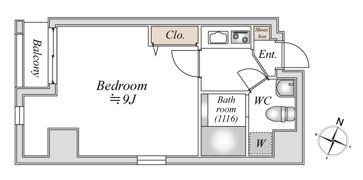 LiveFlat菊川の間取り画像
