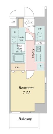 LaSante柏の間取り画像