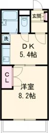 ワンバイワンの間取り画像