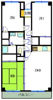 サンライフ松谷の間取り画像