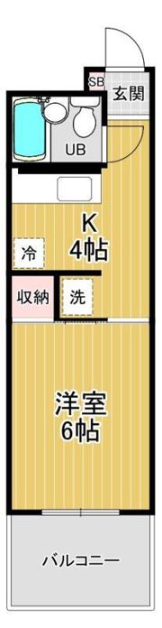 エスエヌハイツの間取り画像