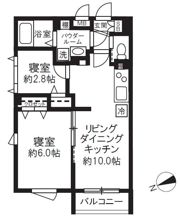 エルファーロ池尻の間取り画像