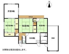 大野町寺内戸建ての間取り画像