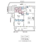 スプランディッド玉造DUEの間取り画像