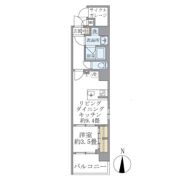 D’s VARIE三ノ輪レジデンスの間取り画像