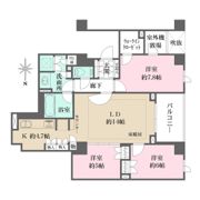 ザ・パークハウス京都鴨川御所東の間取り画像