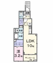 ヴィラ グレイスBの間取り画像