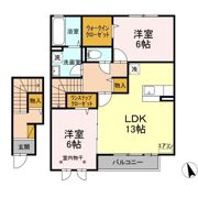 シャルマン Bの間取り画像