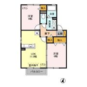 クレセントの間取り画像