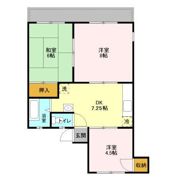 神取ハイツの間取り画像