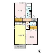 サニーハウス上今井 ABの間取り画像