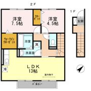 セジュールⅢの間取り画像