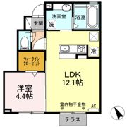 ジー ウィズダム B棟の間取り画像