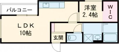 TRIOVE JR久留米駅前の間取り画像