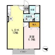 エクレール西三城 A棟の間取り画像