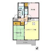 クレールメゾン B棟の間取り画像