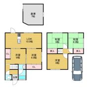 白橿町8丁目戸建の間取り画像