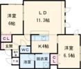 カーサクオーレの間取り画像