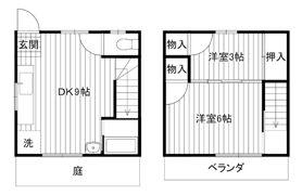 森田メゾネット東棟の間取り画像