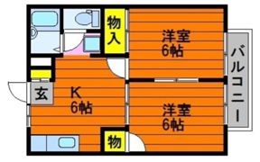 シティハイツカサミアⅡ棟の間取り画像