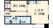 ベルヴィ石山の間取り画像