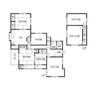 川口邸借家の間取り画像