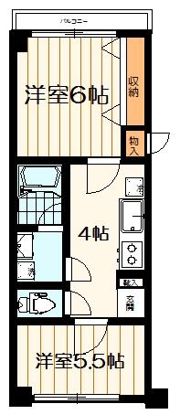 プランドビル八幡の間取り画像