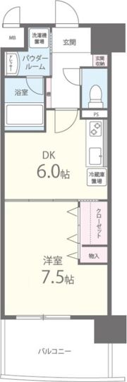 Art Pension 高井田の間取り画像