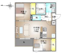 REGALEST 東岡山（レガリスト ヒガシオカヤマ）の間取り画像