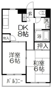 メゾン高砂の間取り画像