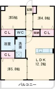 Y&MウエストⅡの間取り画像