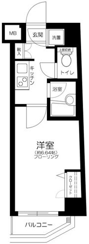 シンシア都庁前の間取り画像