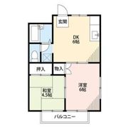 カナディアンハイツ中村Bの間取り画像