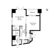 ププレMIYA八丁堀の間取り画像