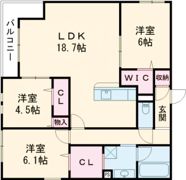 エステート南塚口の間取り画像