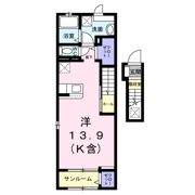 フェリスタ国立の間取り画像