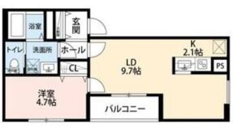 リーブルファイン南越谷1号棟の間取り画像