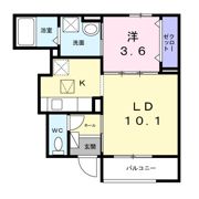 コート向田EASTの間取り画像