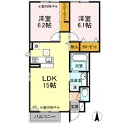 クラルテの間取り画像