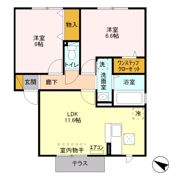 フェリーチェ Dの間取り画像