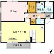 ブリック東松原の間取り画像