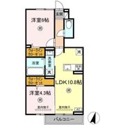 サンヒルズ鍋島駅前の間取り画像