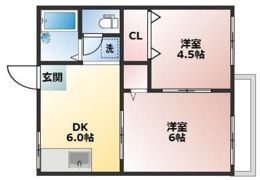 メゾン若草の間取り画像