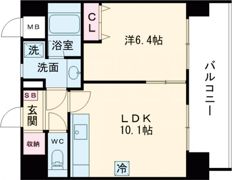 スタジオスクエア泉の間取り画像