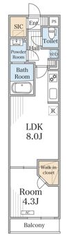 リブリ・ダイワクレストⅡの間取り画像
