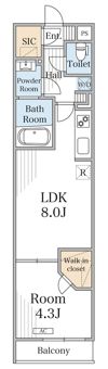 リブリ・ダイワクレストⅡの間取り画像